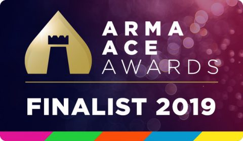 ARMA Ace Awards finalist logo 2019 Clear Building Management