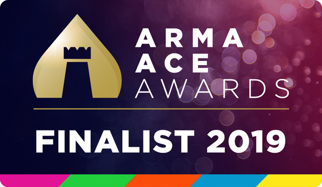 ARMA Ace Awards finalist logo 2019 Clear Building Management